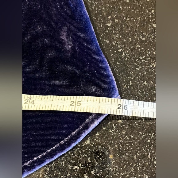 anthropologie Suri Velvet Sapphire Blue-purple Racer back Tank/SZ. Small - Picture 9 of 12